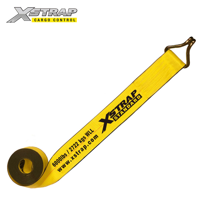 61878-Cinghie per verricello standard da 4 pollici con gancio in filo metallico