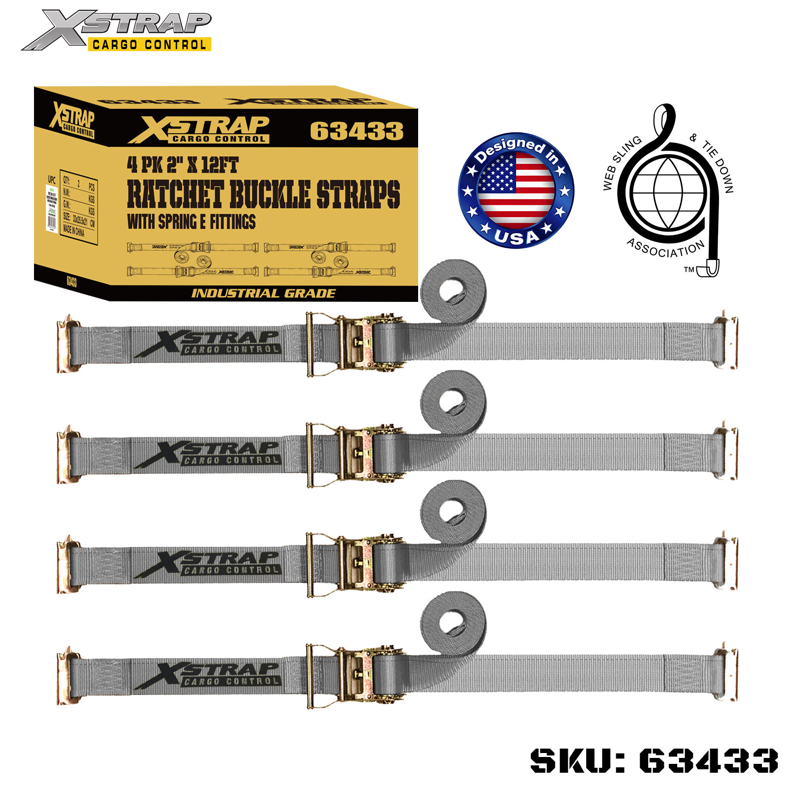 Xstrap 63433 Cinghie a cricchetto 2