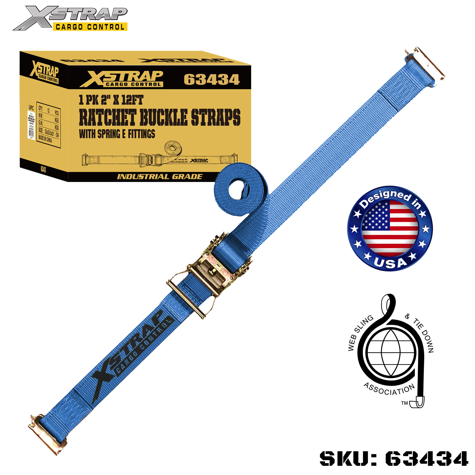 Xstrap 63434 Cinghie a cricchetto 2