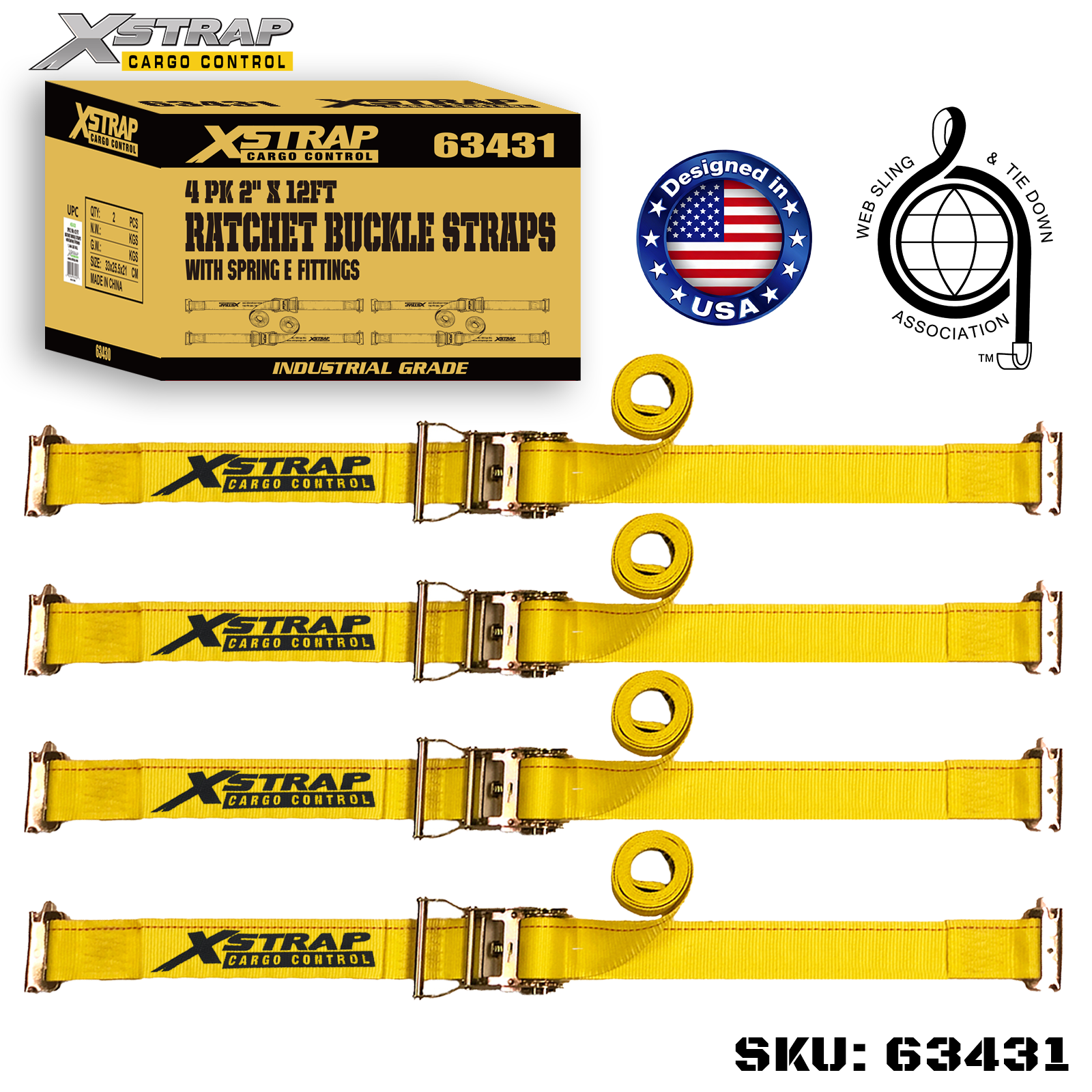 Xstrap 63431 Cinghie a cricchetto 2