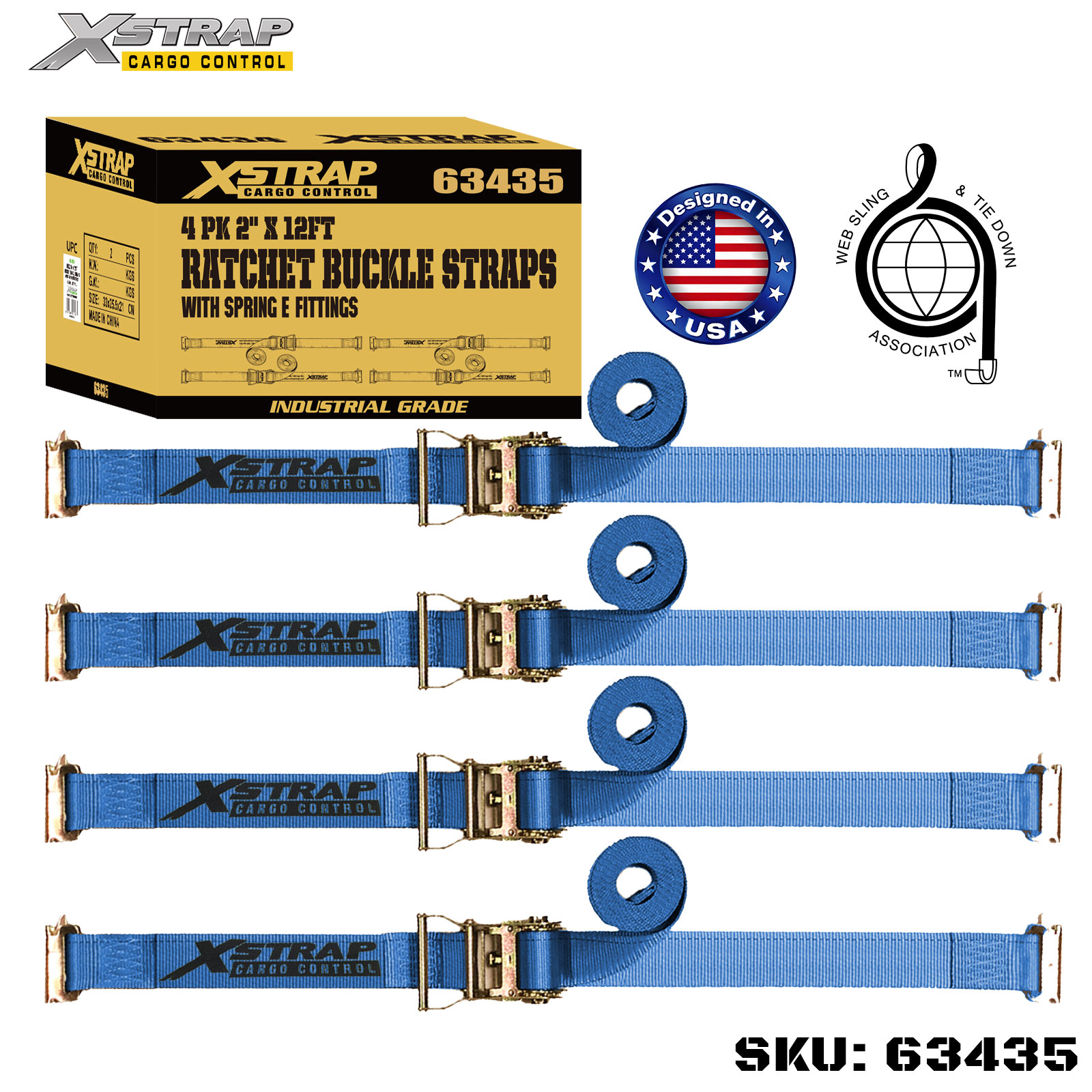 Xstrap 63435 Cinghie a cricchetto 2