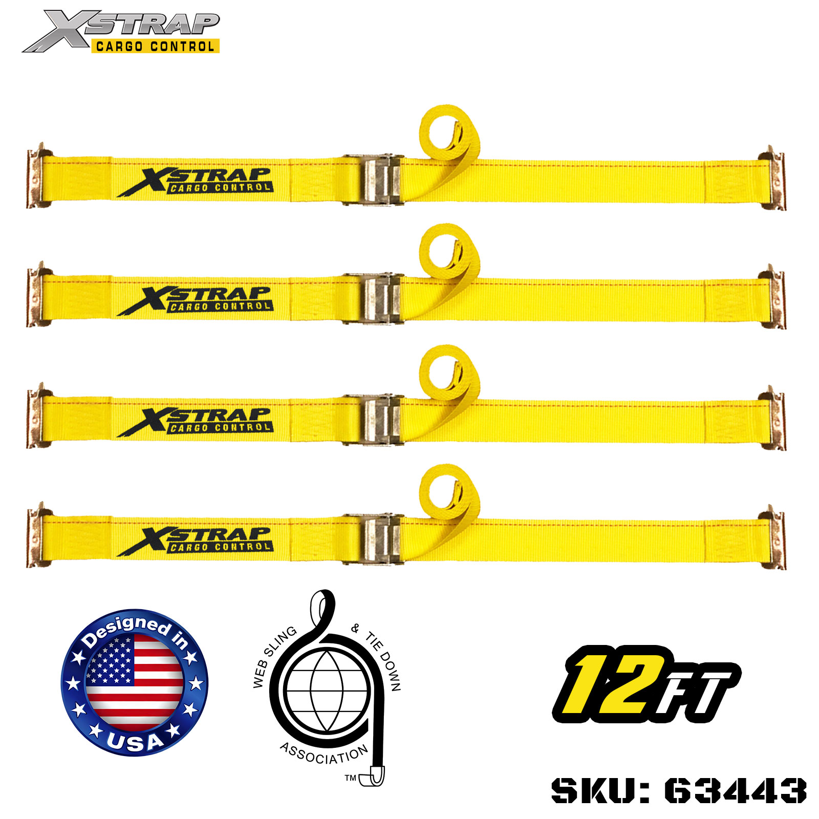 Xstrap 63443 Cinghie con fibbia a camma 2