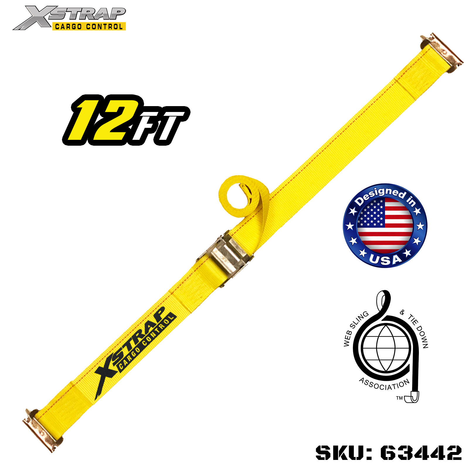 Xstrap 63442 Cinghie con fibbia a camma 2