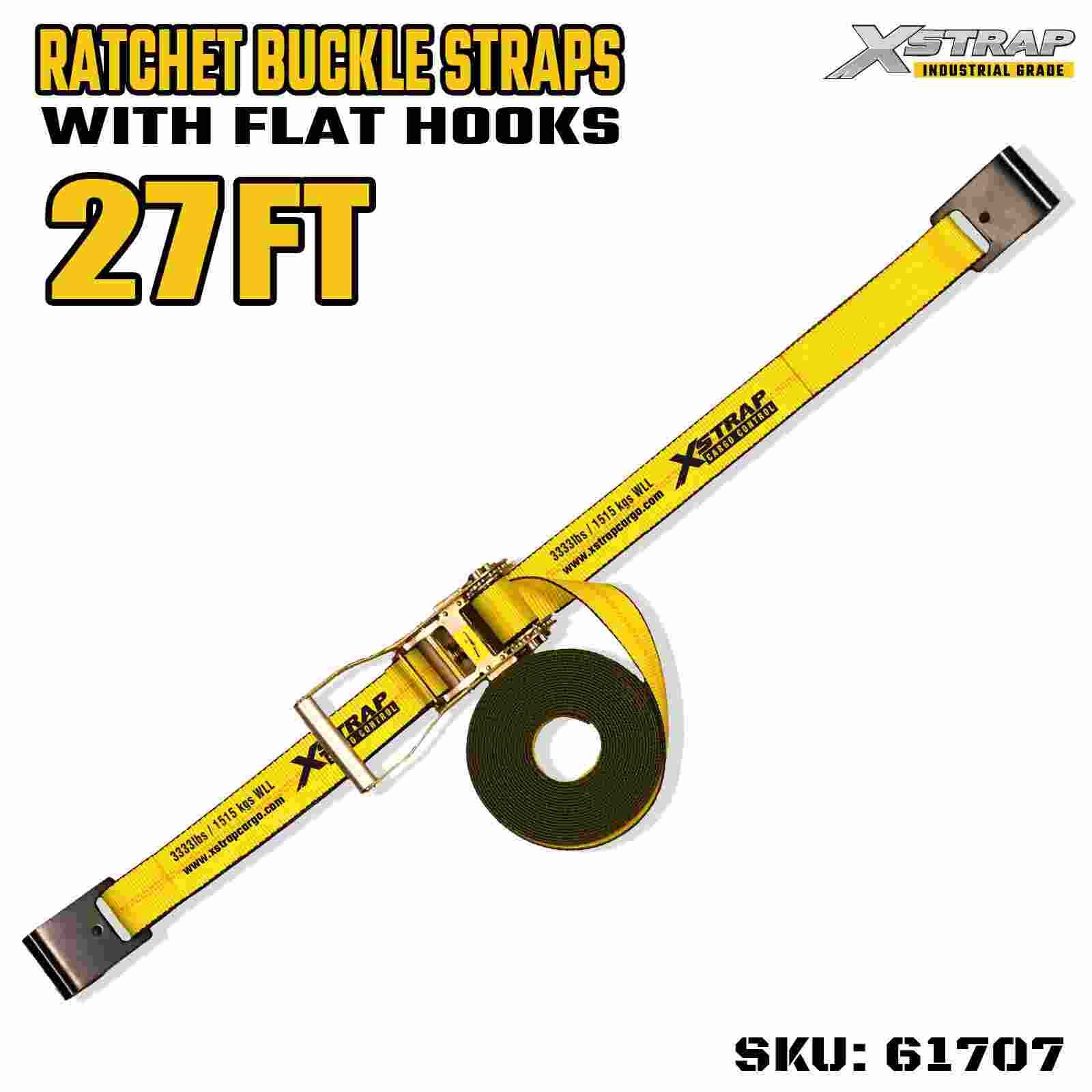 Xstrap 61707 Cinghie con fibbia a cricchetto e manico largo 2