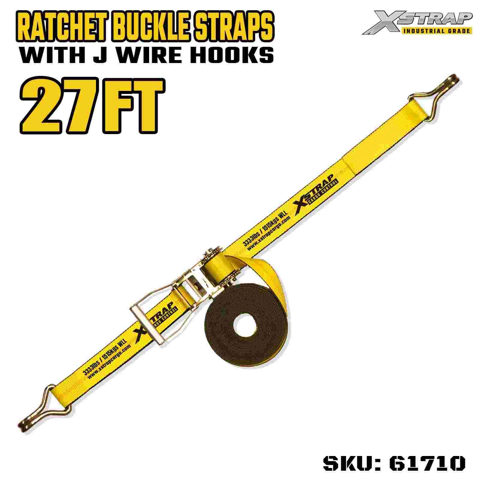 Xstrap 61710 Cinghie con fibbia a cricchetto e manico largo 2