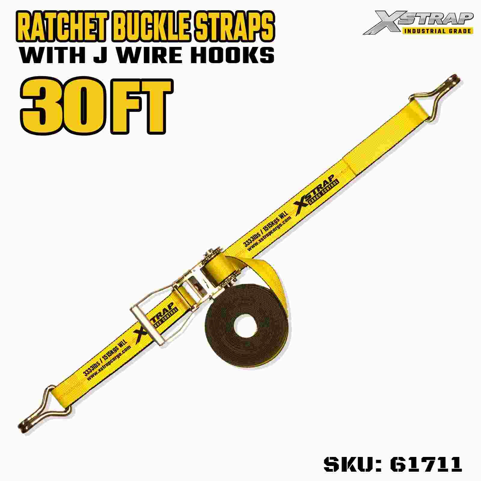 Xstrap 61711 Cinghie con fibbia a cricchetto e manico largo 2