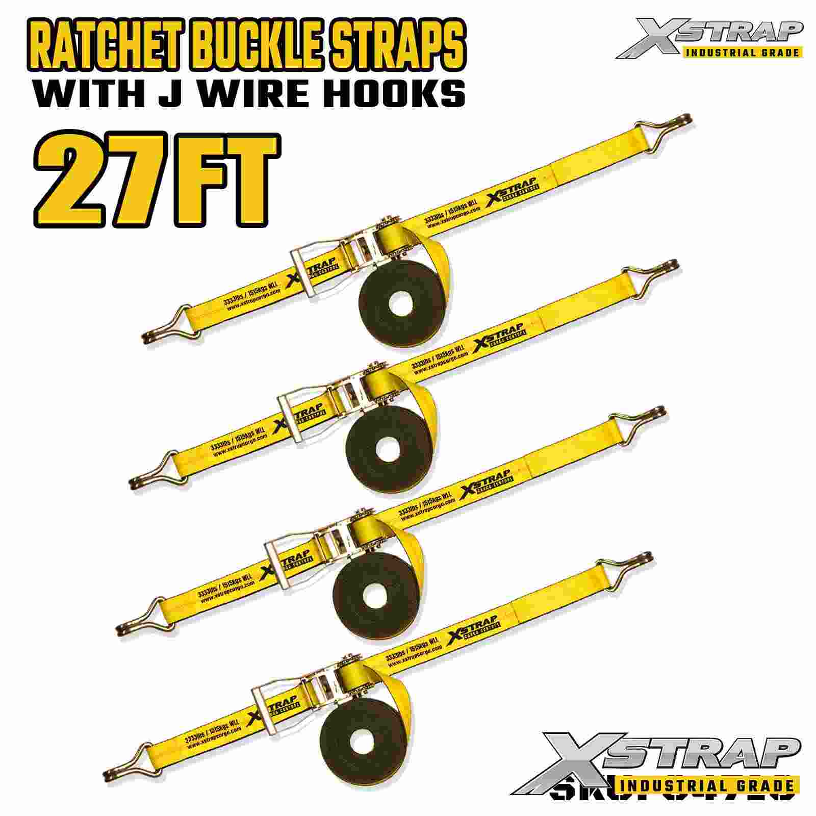 Xstrap 64710 Cinghie con fibbia a cricchetto e manico largo 2