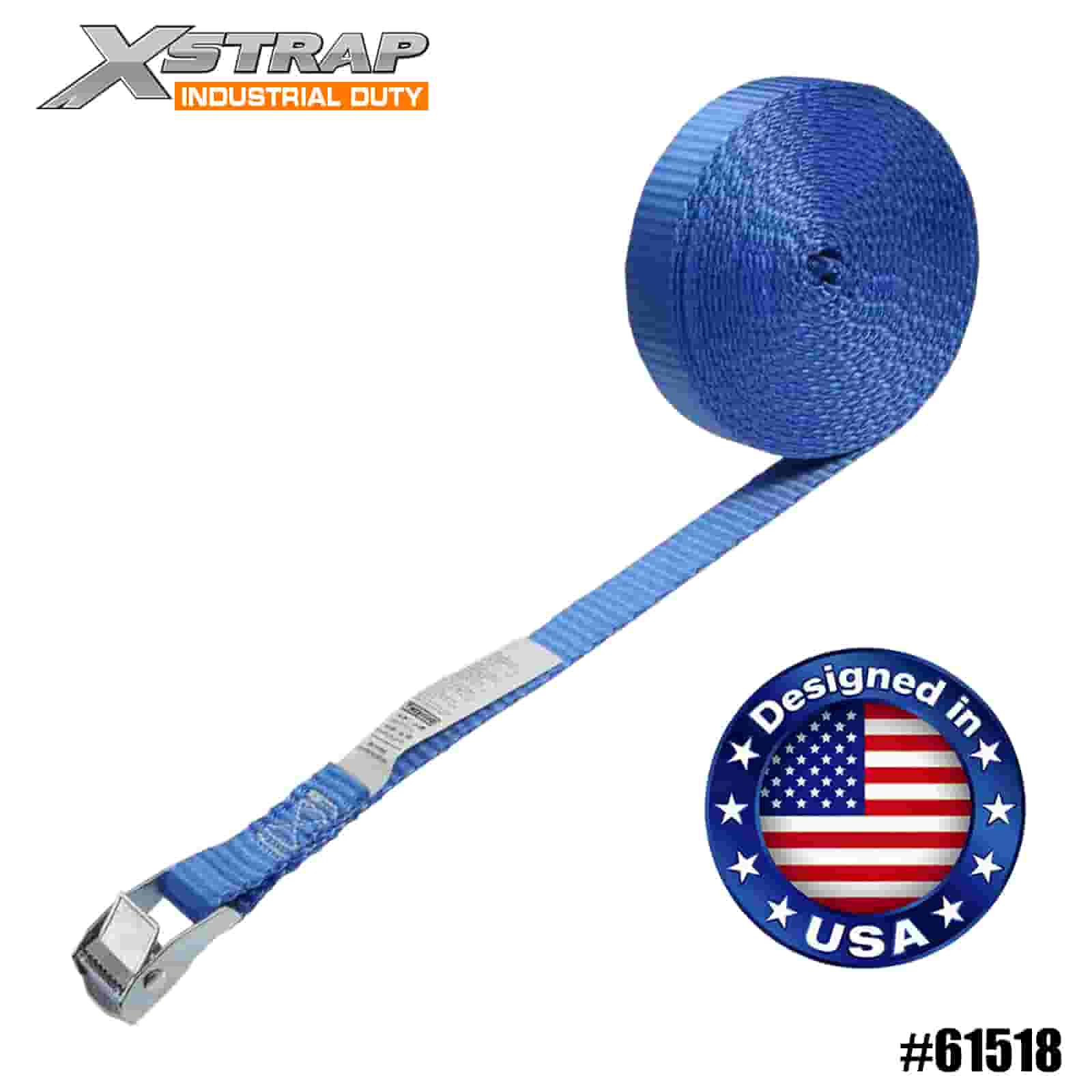 Xstrap 61518 Cinturino con fibbia a camma infinita blu 1