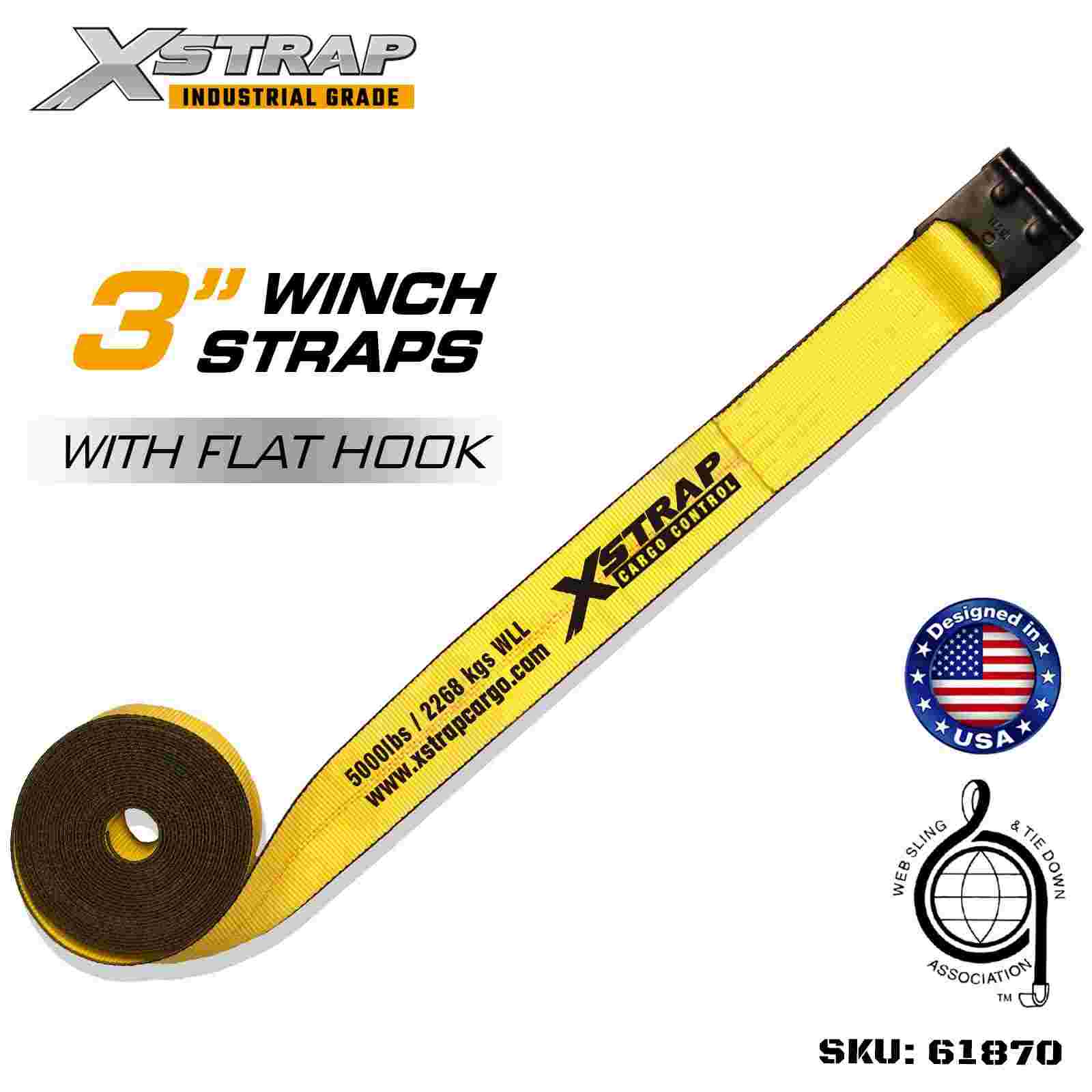 Xstrap 61870 Cinghia standard per verricello da 3