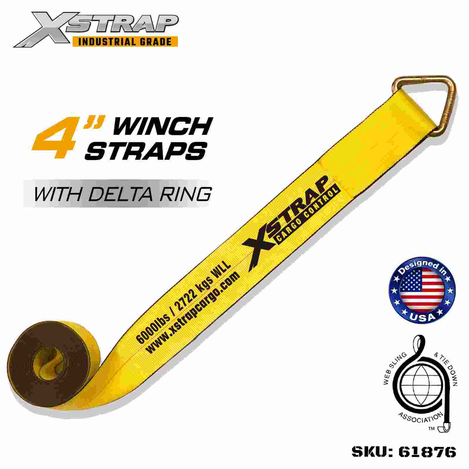 Xstrap 61876 Cinghia standard per verricello da 4