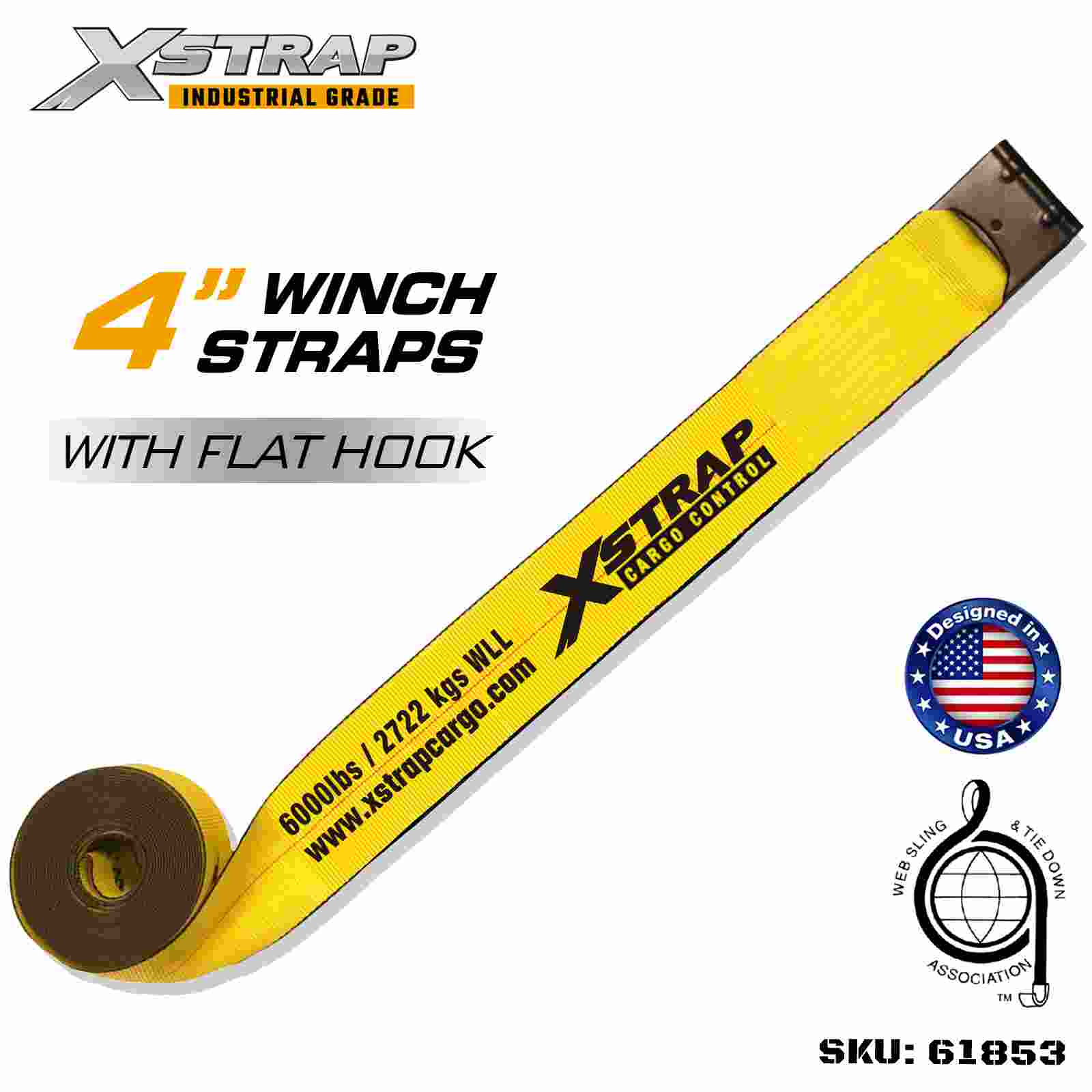 Xstrap 61853 Cinghia standard per verricello da 4