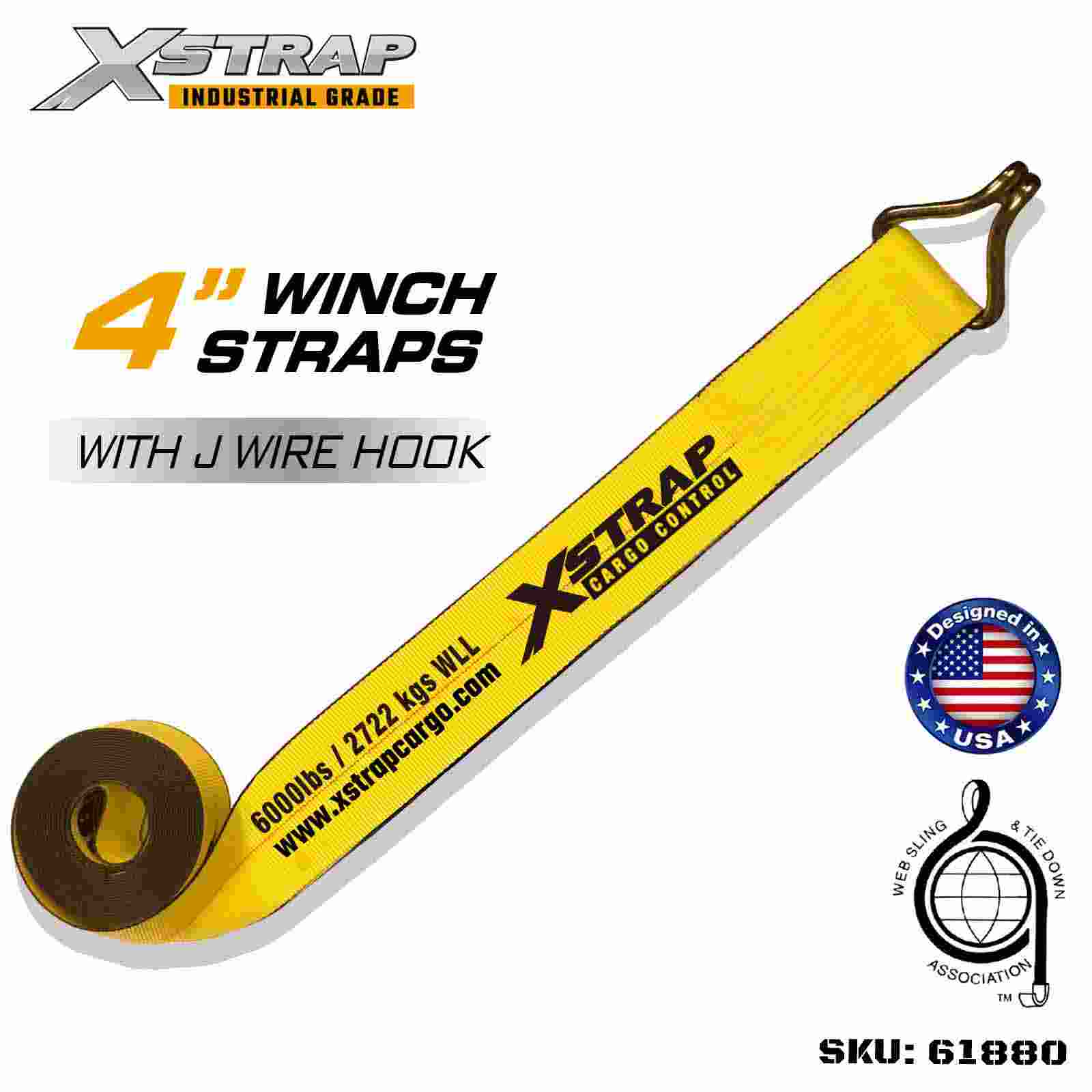 Xstrap 61880 Cinghia standard per verricello da 4