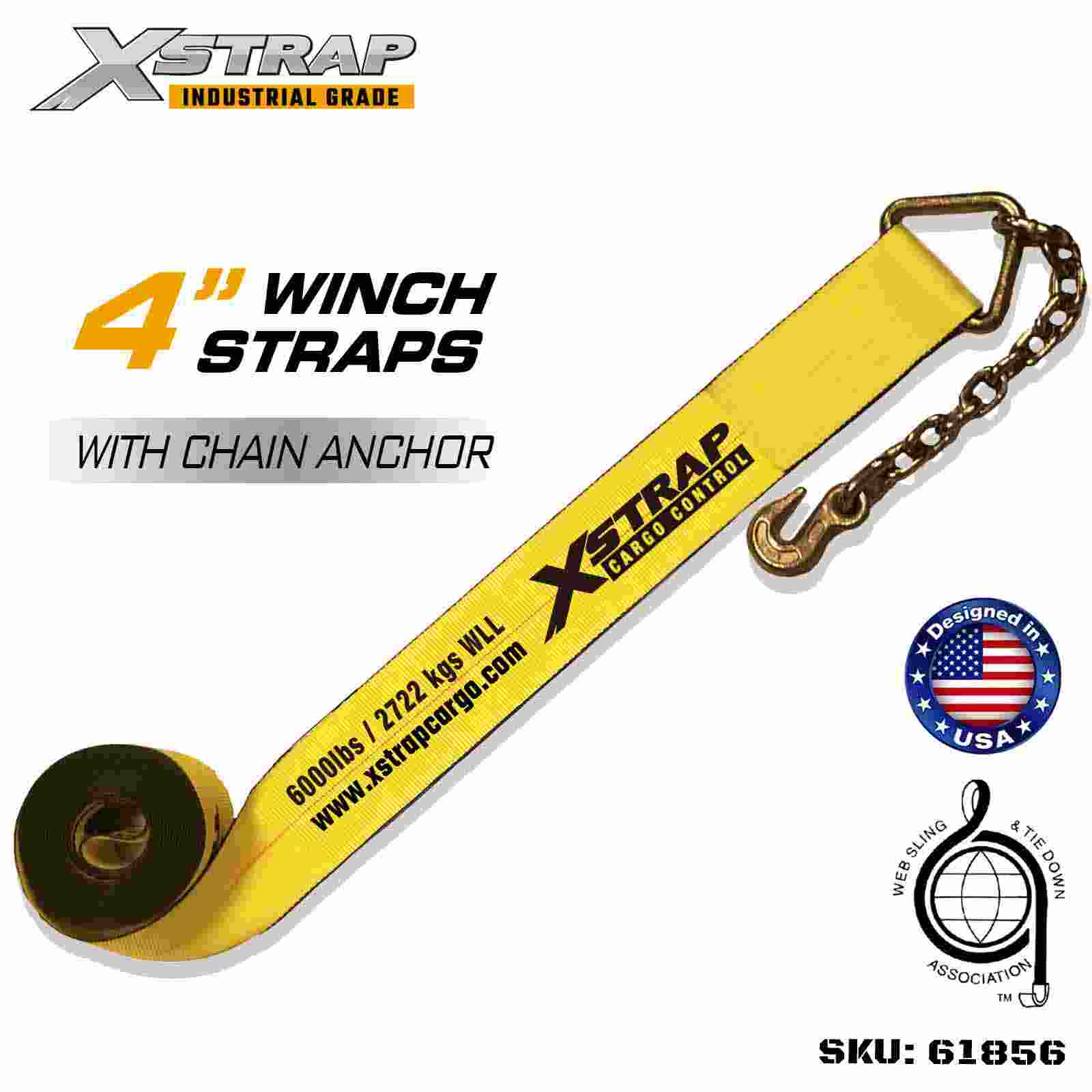 Xstrap 61856 Cinghia per verricello standard da 4